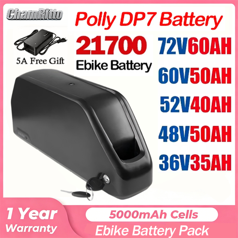 Аккумулятор Hailong Polly 52В  – обзор и цена Electric Bicycle Battery 72V 30Ah